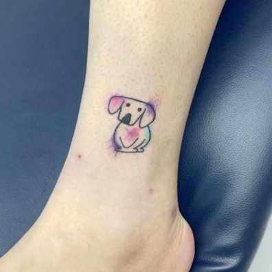 Little-watercolor-dog-tattoo